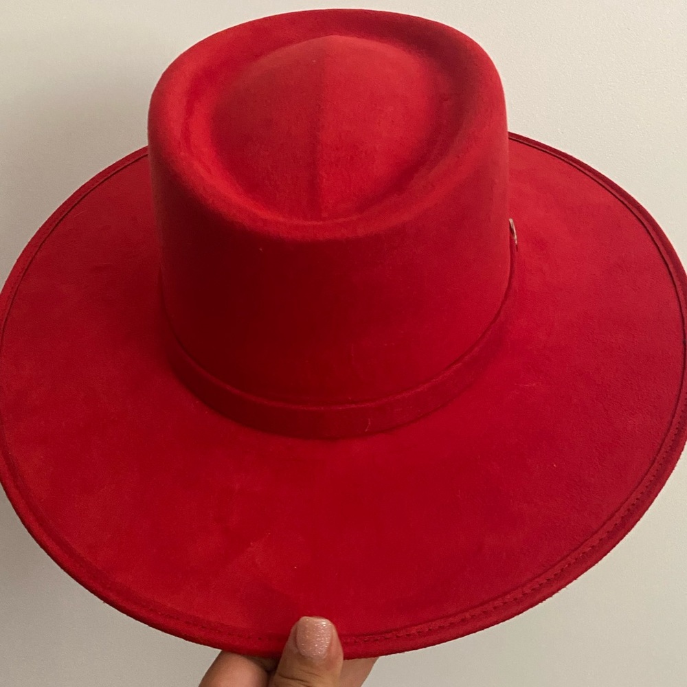 Katrina Cordobés Suede Wid Brim Hat
